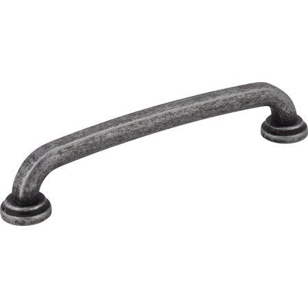 Jeffrey Alexander 128 mm Center-to-Center Distressed Antique Silver Bremen 1 Cabinet Pull 527-128SIM